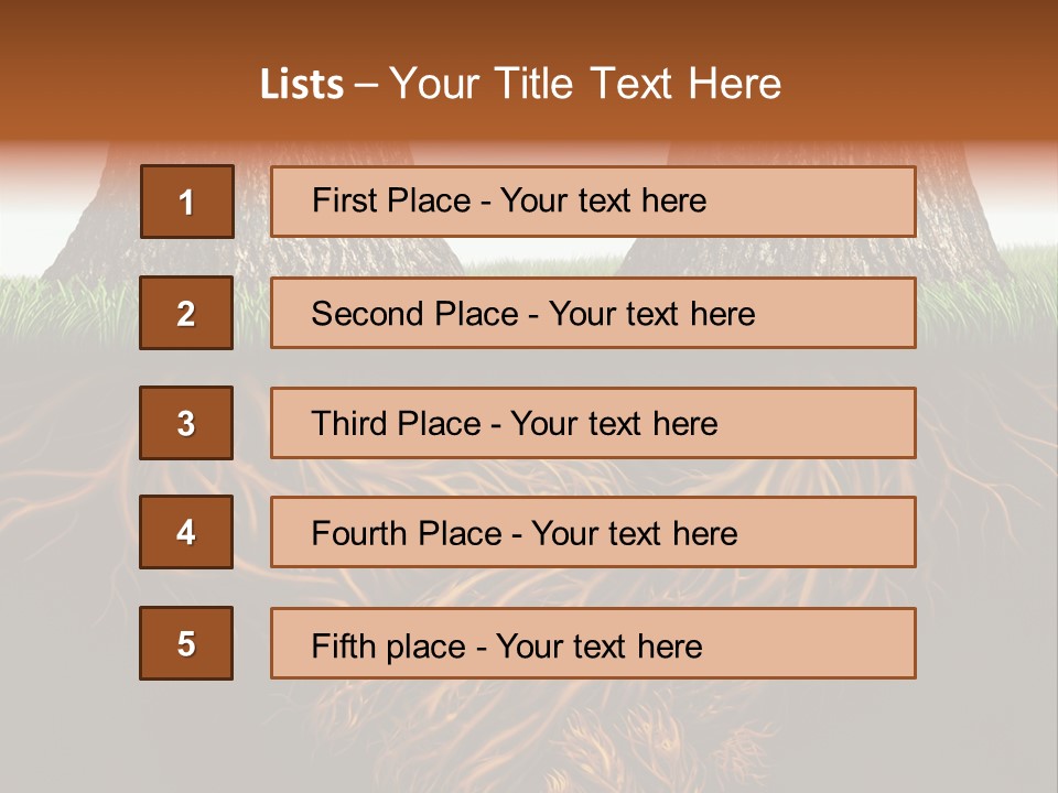 Aspirations Sky Strength PowerPoint Template