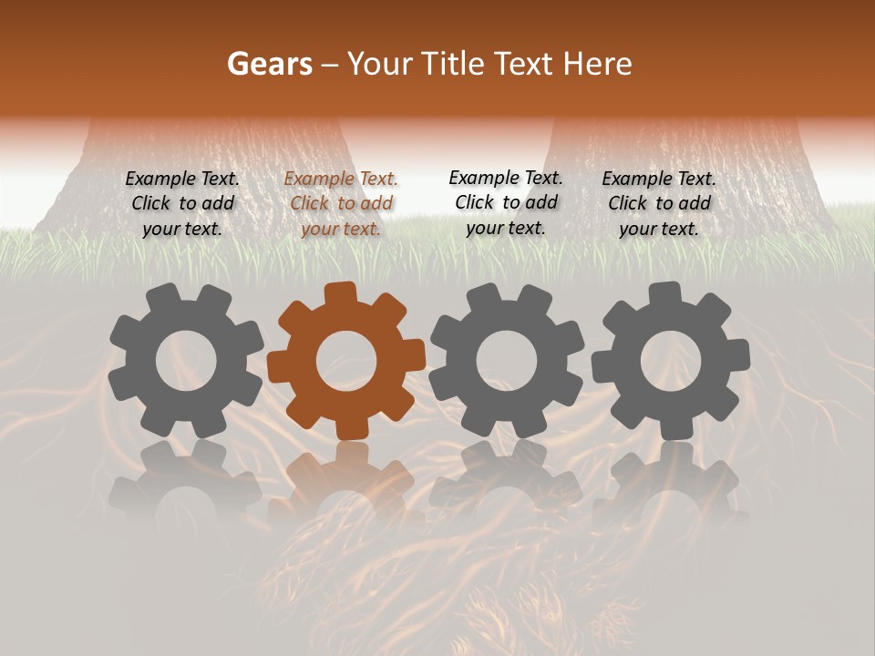 Aspirations Sky Strength PowerPoint Template