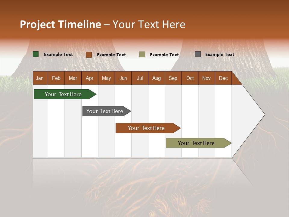 Aspirations Sky Strength PowerPoint Template