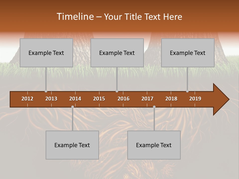 Aspirations Sky Strength PowerPoint Template