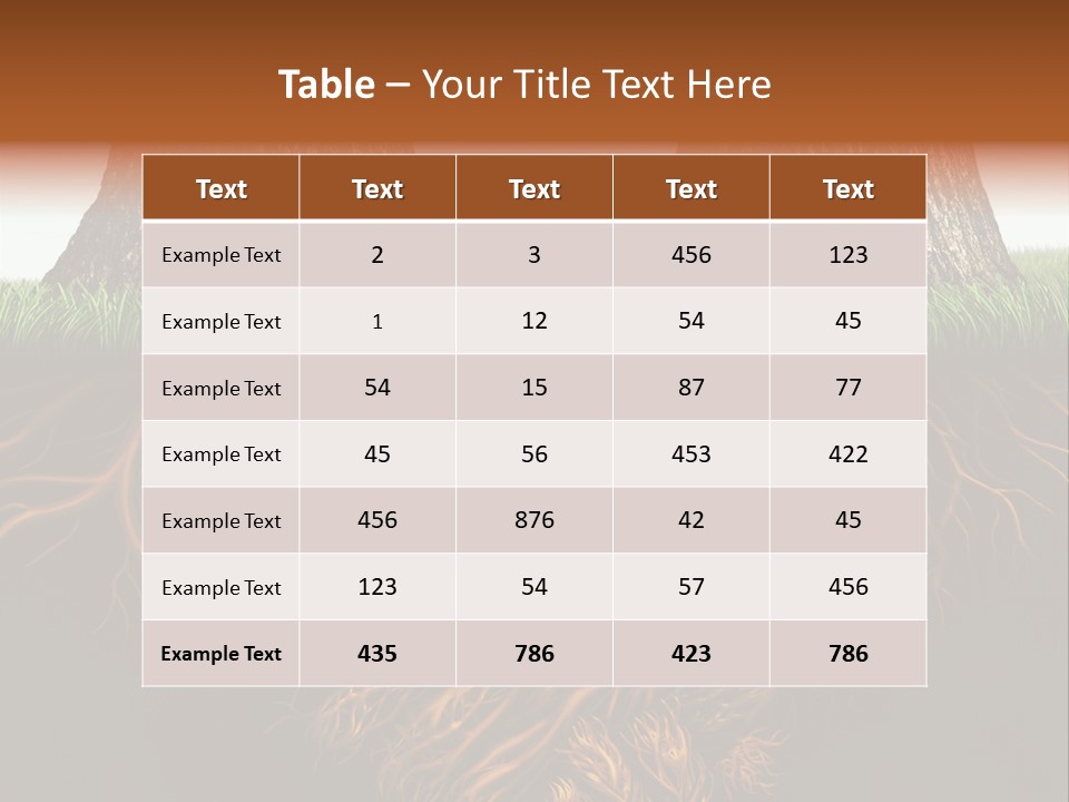 Aspirations Sky Strength PowerPoint Template
