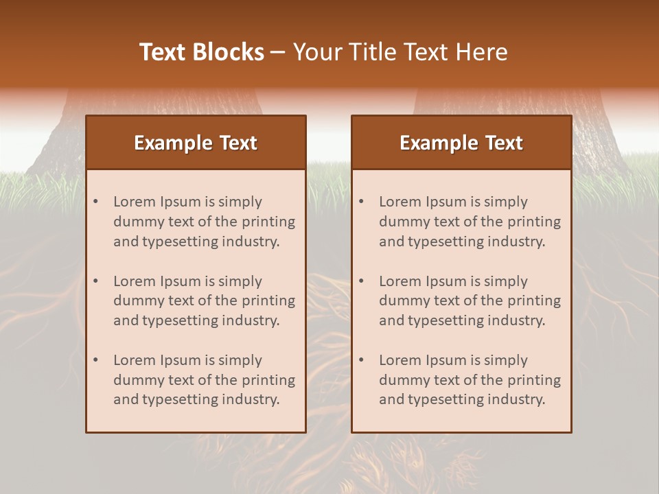 Aspirations Sky Strength PowerPoint Template