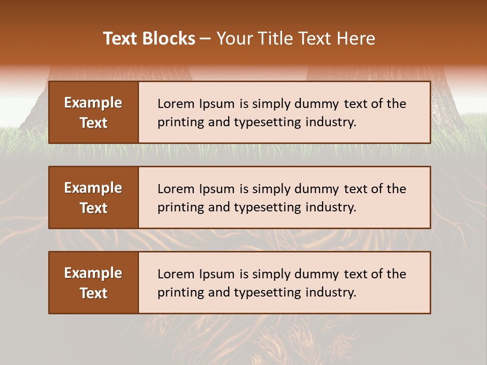 Aspirations Sky Strength PowerPoint Template