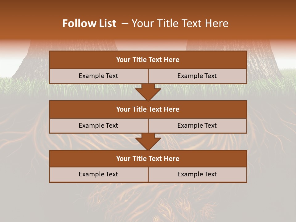Aspirations Sky Strength PowerPoint Template