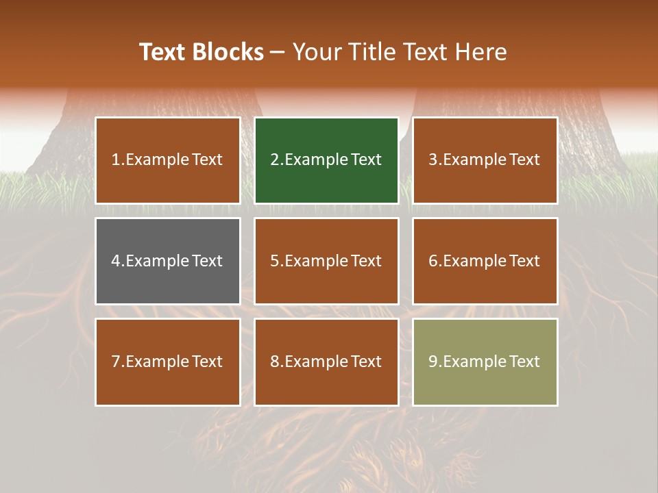 Aspirations Sky Strength PowerPoint Template