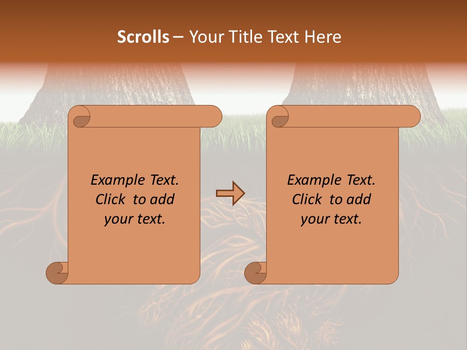 Aspirations Sky Strength PowerPoint Template