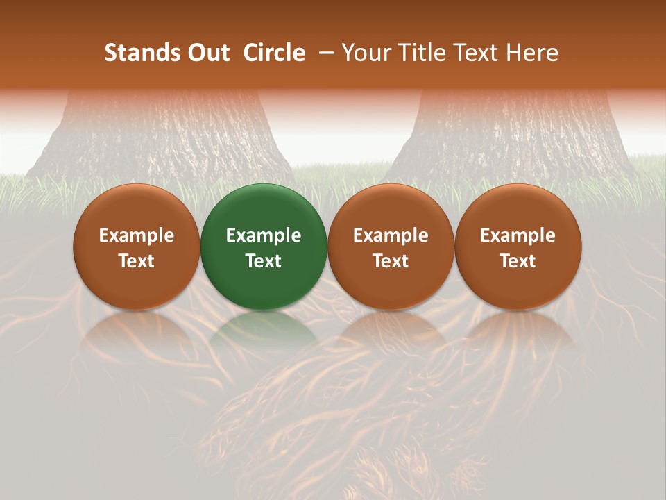 Aspirations Sky Strength PowerPoint Template