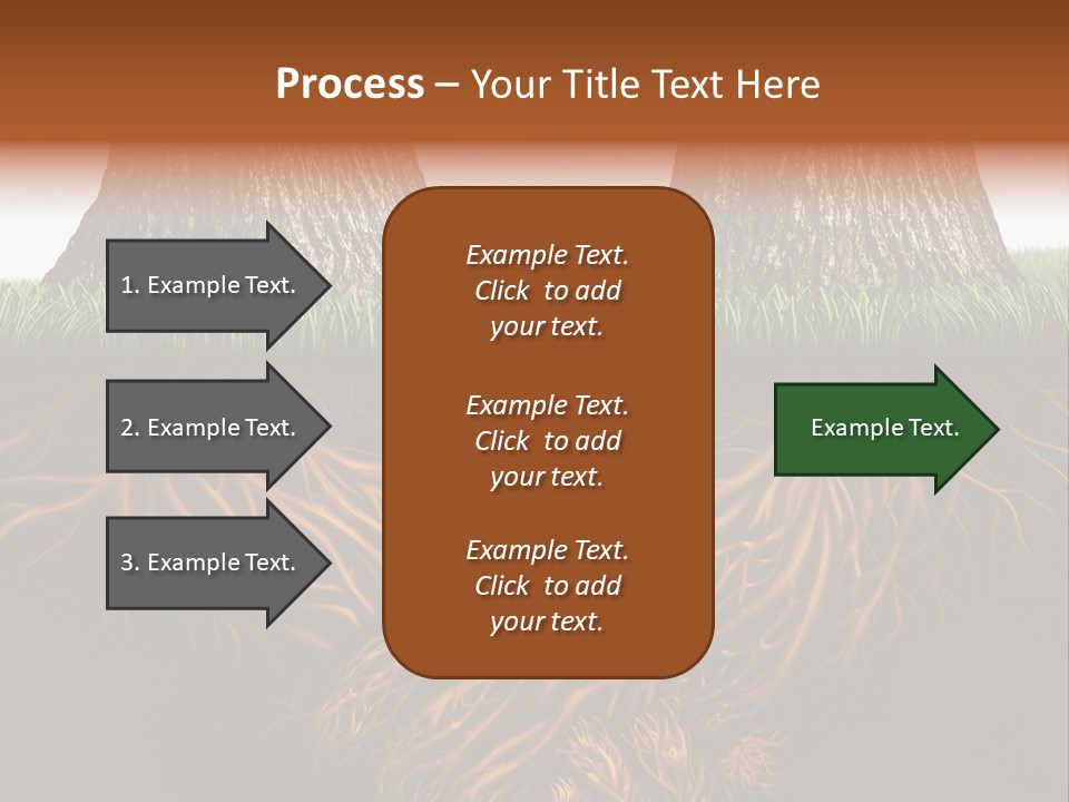 Aspirations Sky Strength PowerPoint Template