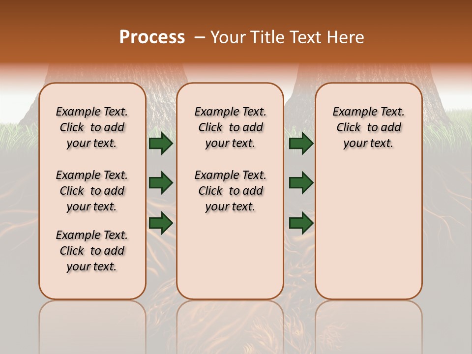 Aspirations Sky Strength PowerPoint Template