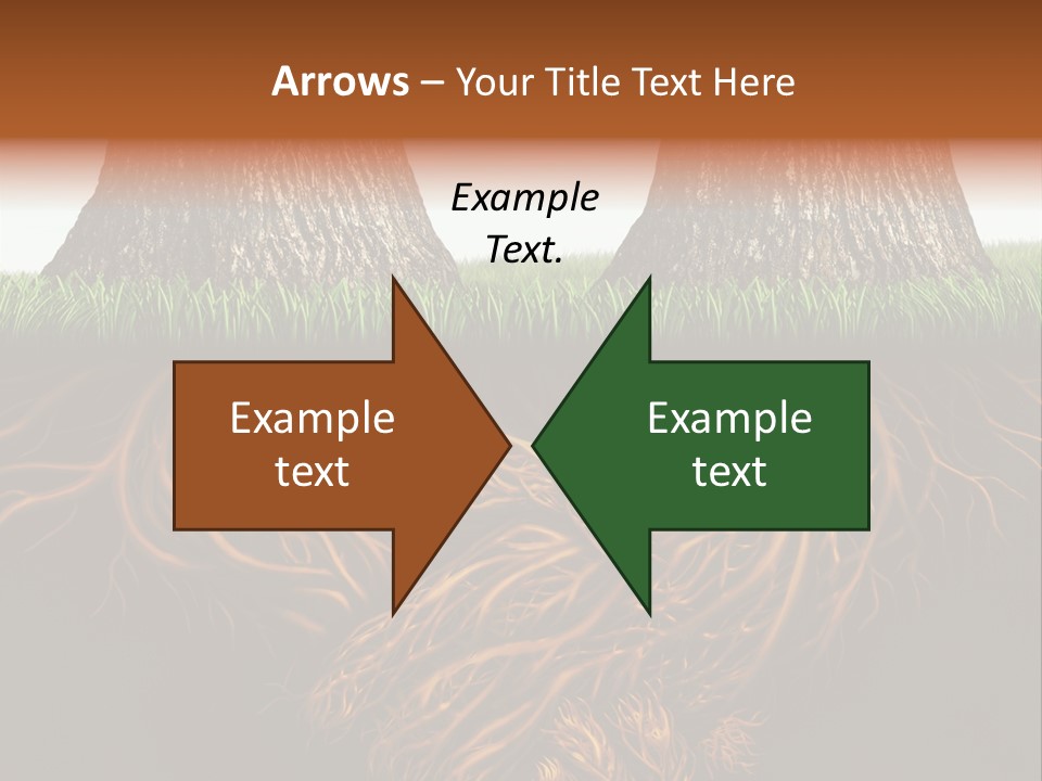 Aspirations Sky Strength PowerPoint Template