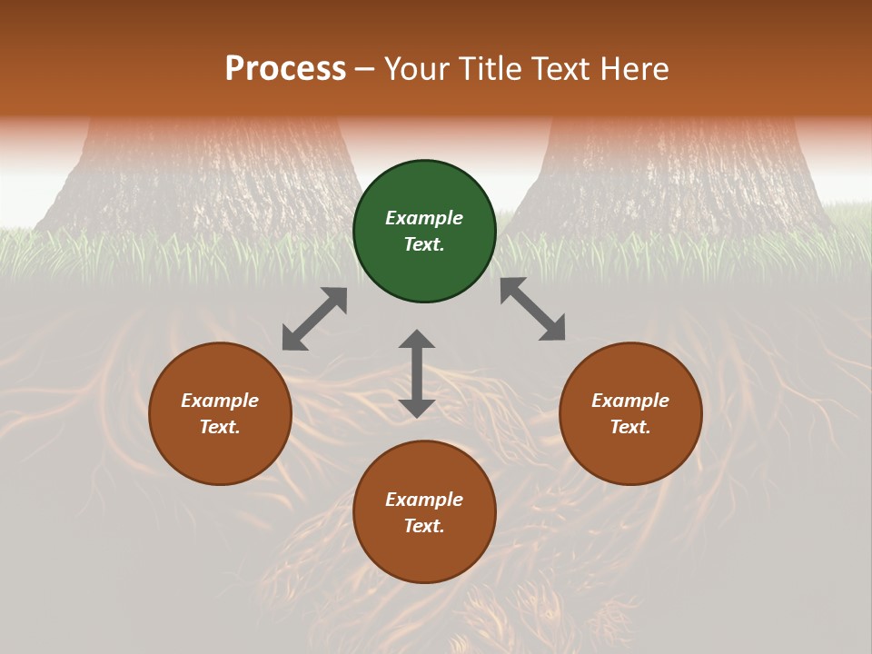 Aspirations Sky Strength PowerPoint Template