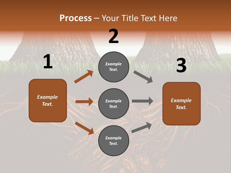 Aspirations Sky Strength PowerPoint Template