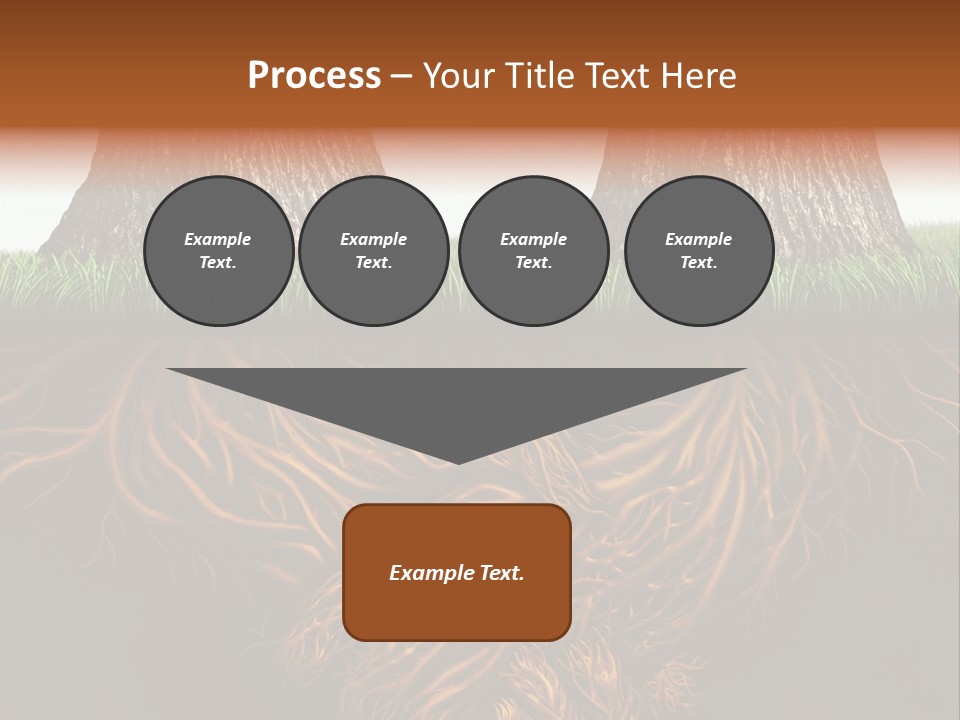 Aspirations Sky Strength PowerPoint Template