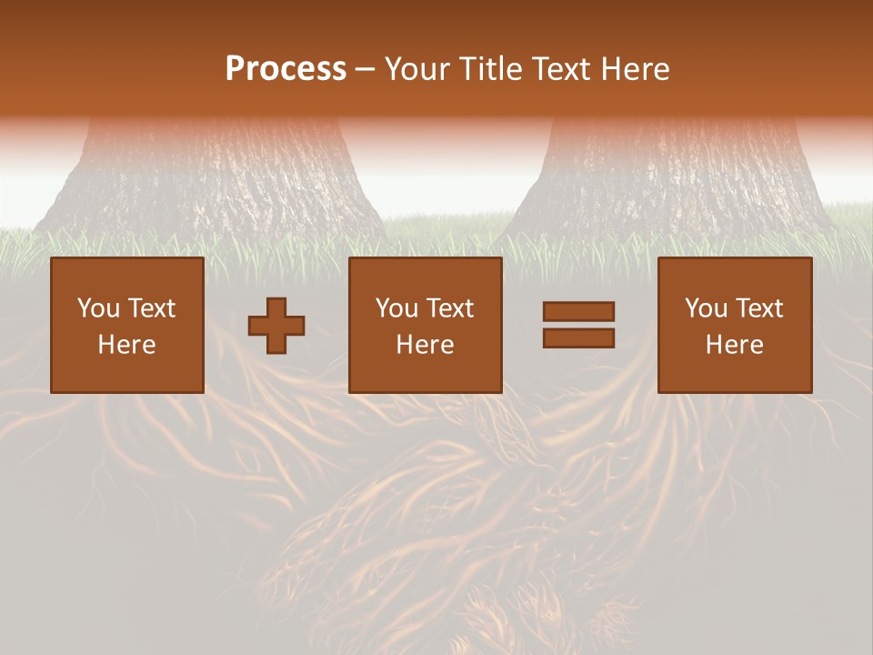 Aspirations Sky Strength PowerPoint Template