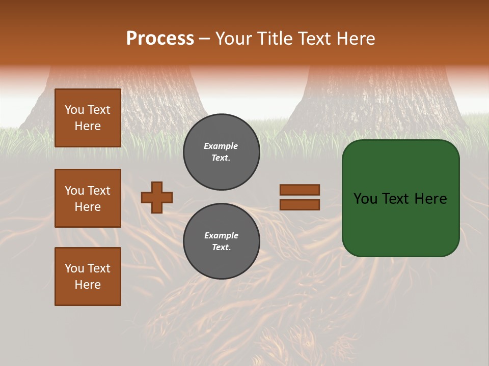 Aspirations Sky Strength PowerPoint Template