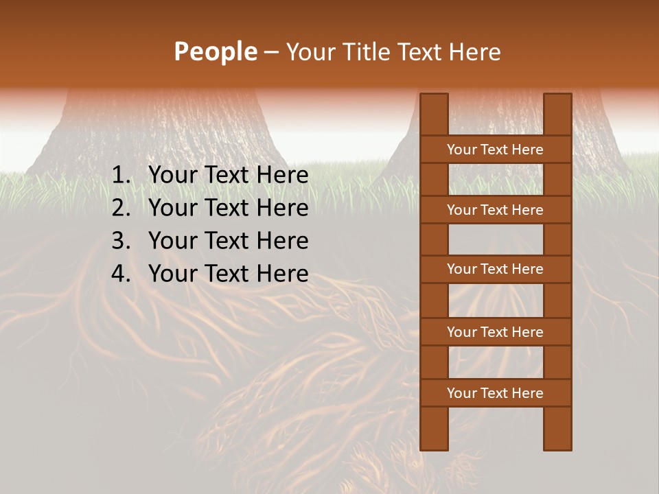 Aspirations Sky Strength PowerPoint Template