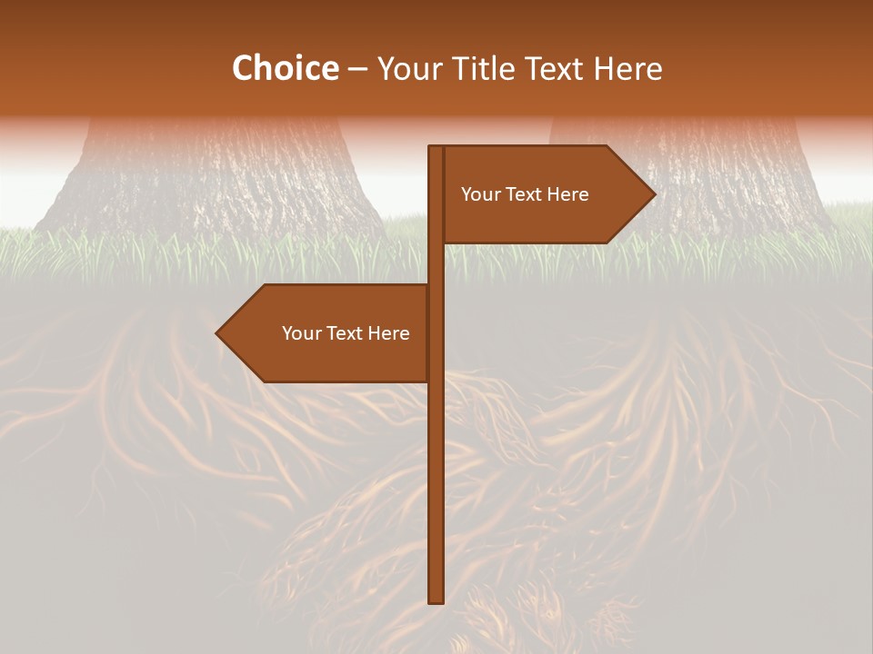 Aspirations Sky Strength PowerPoint Template