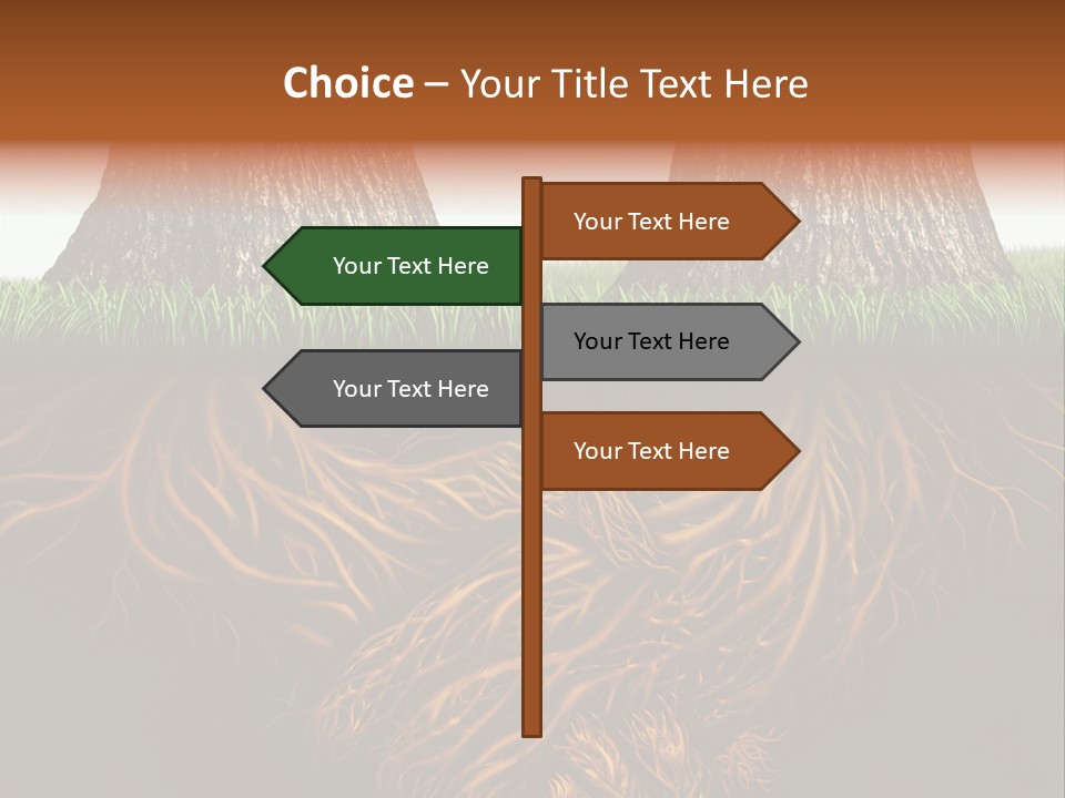 Aspirations Sky Strength PowerPoint Template