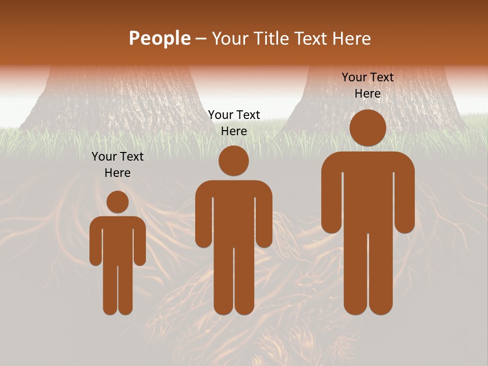 Aspirations Sky Strength PowerPoint Template