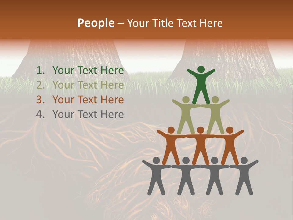 Aspirations Sky Strength PowerPoint Template