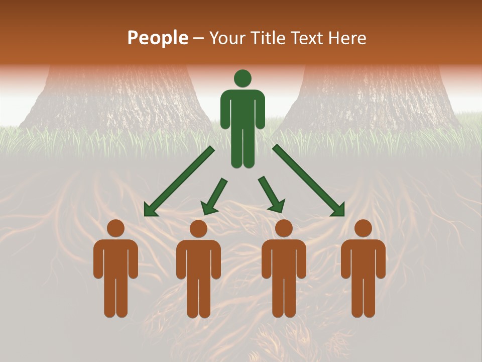 Aspirations Sky Strength PowerPoint Template