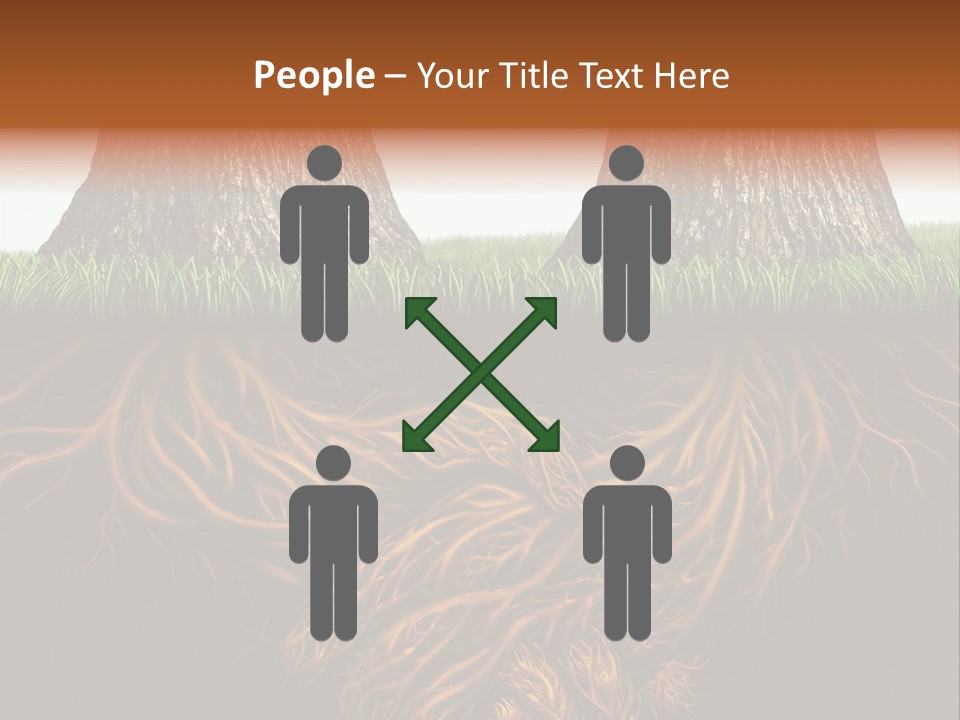 Aspirations Sky Strength PowerPoint Template