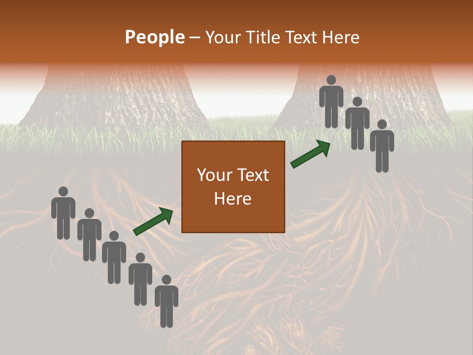 Aspirations Sky Strength PowerPoint Template