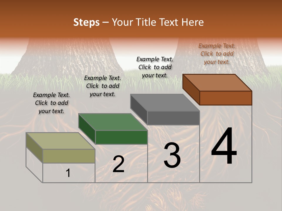 Aspirations Sky Strength PowerPoint Template