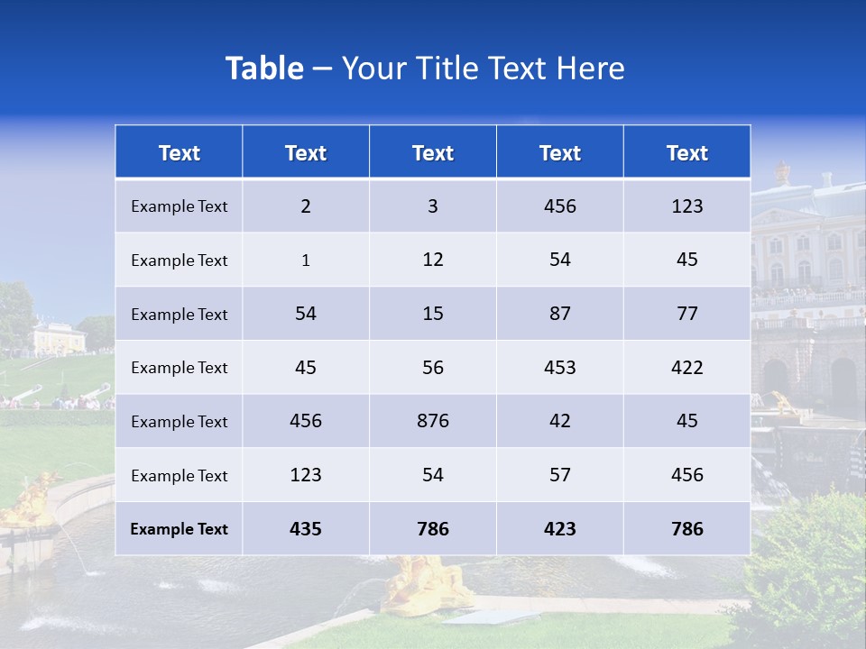 Grand Russian Large PowerPoint Template