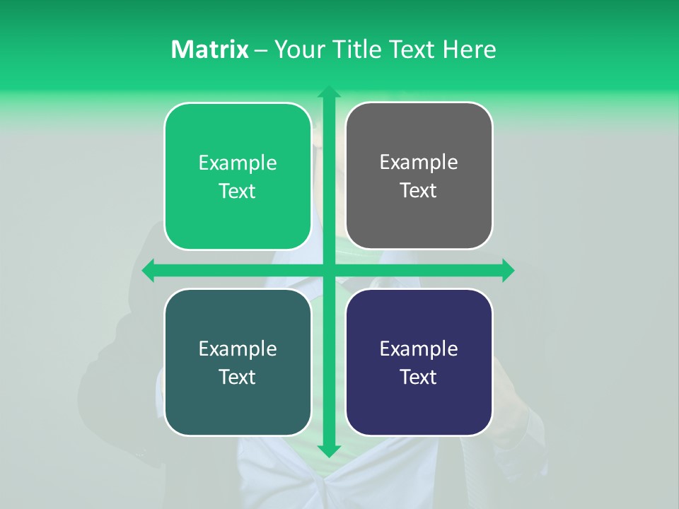 Man Tee Shirt Movement PowerPoint Template