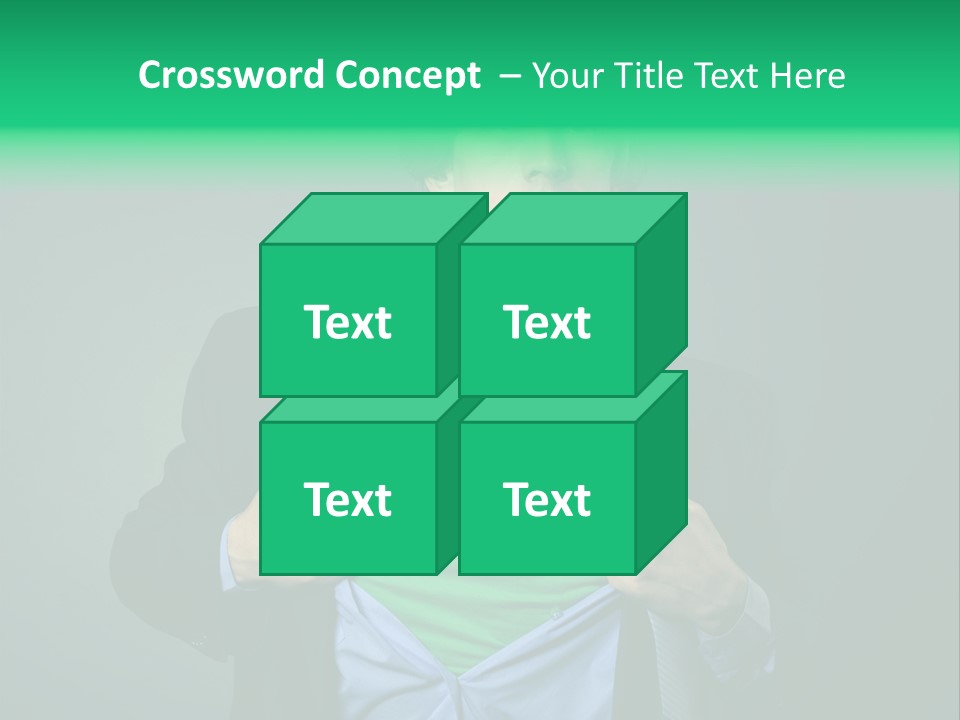 Man Tee Shirt Movement PowerPoint Template