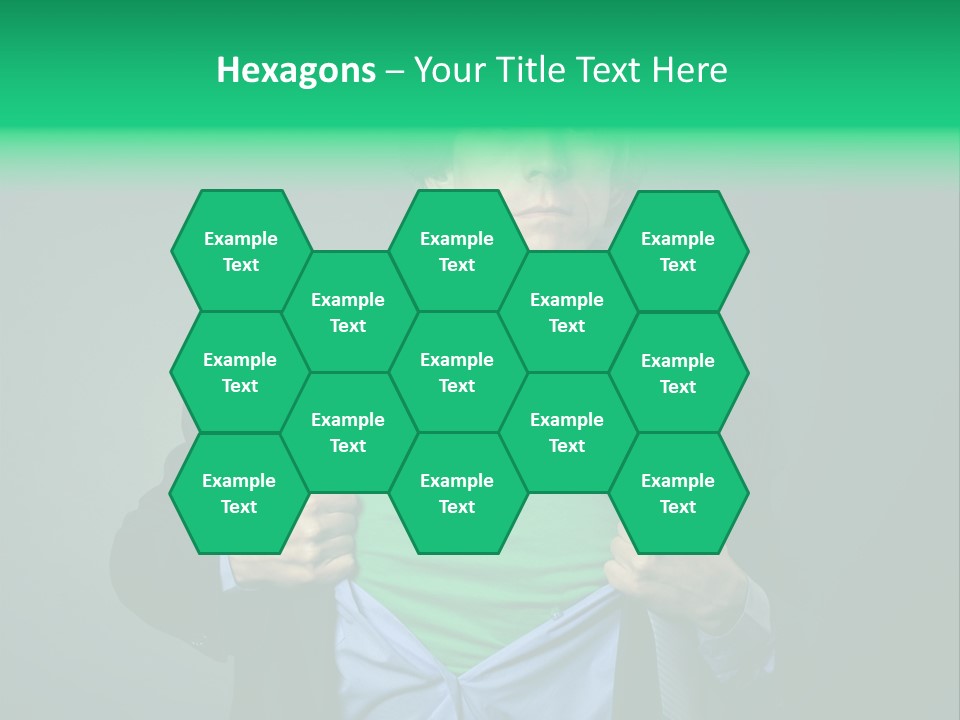 Man Tee Shirt Movement PowerPoint Template