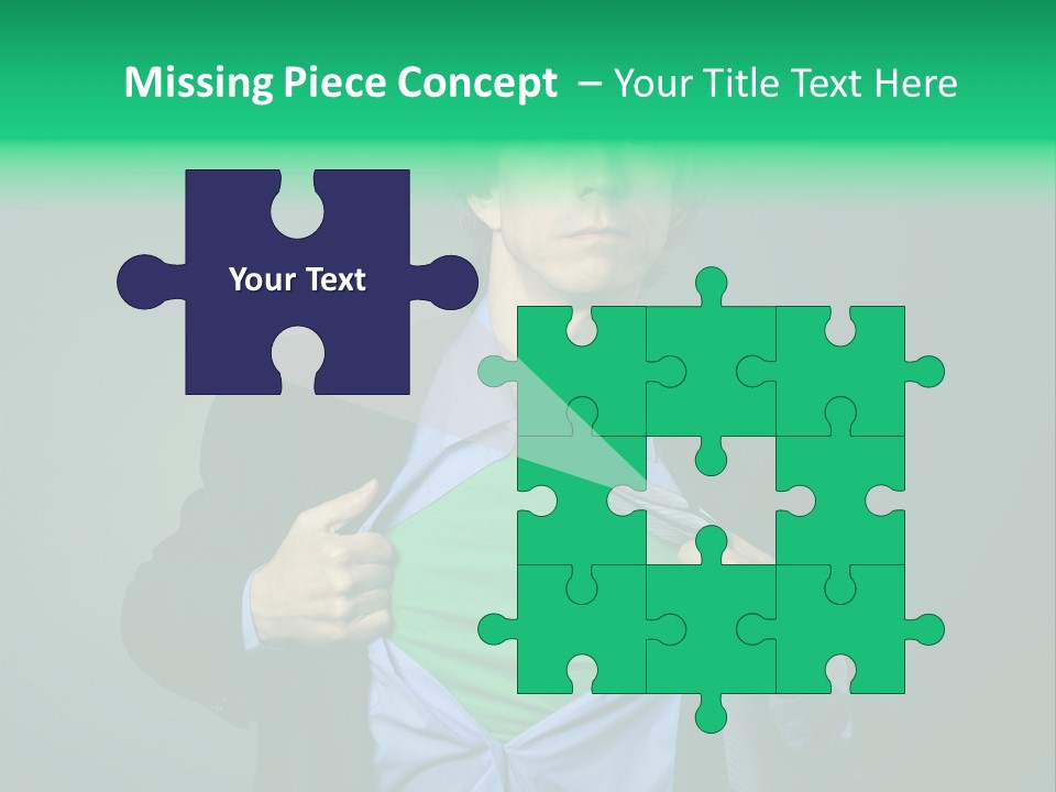 Man Tee Shirt Movement PowerPoint Template