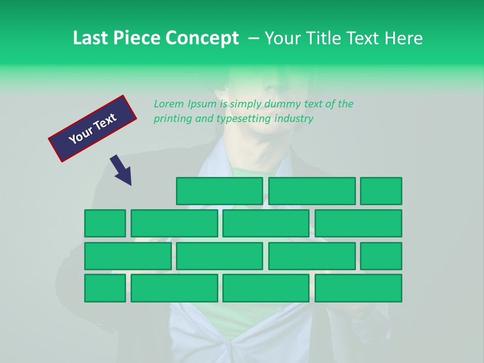 Man Tee Shirt Movement PowerPoint Template