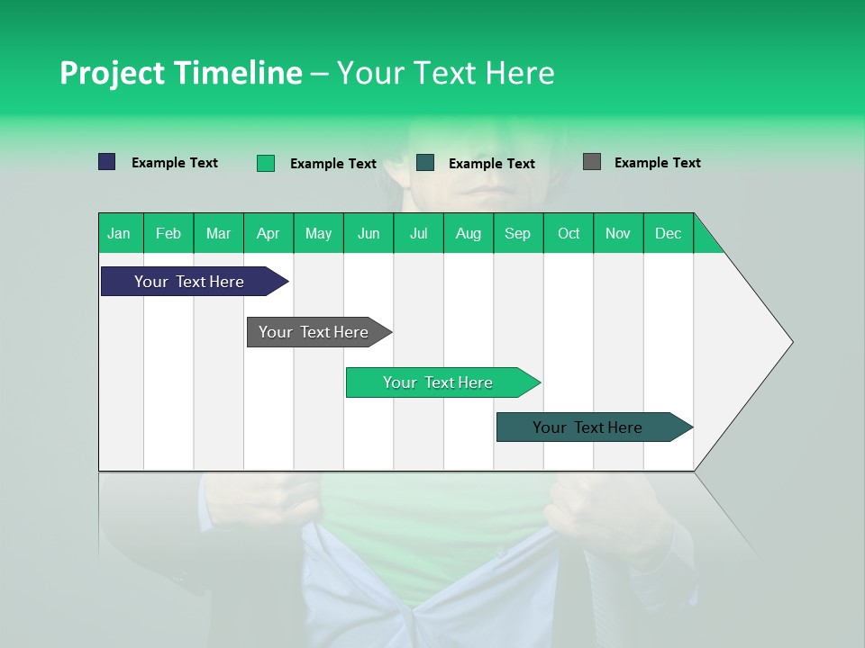 Man Tee Shirt Movement PowerPoint Template