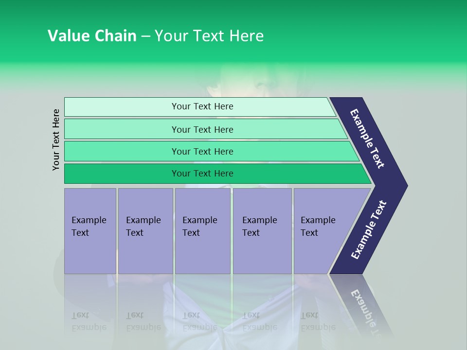 Man Tee Shirt Movement PowerPoint Template