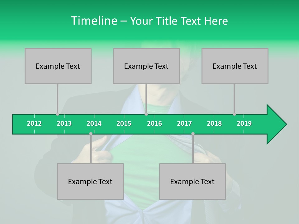 Man Tee Shirt Movement PowerPoint Template