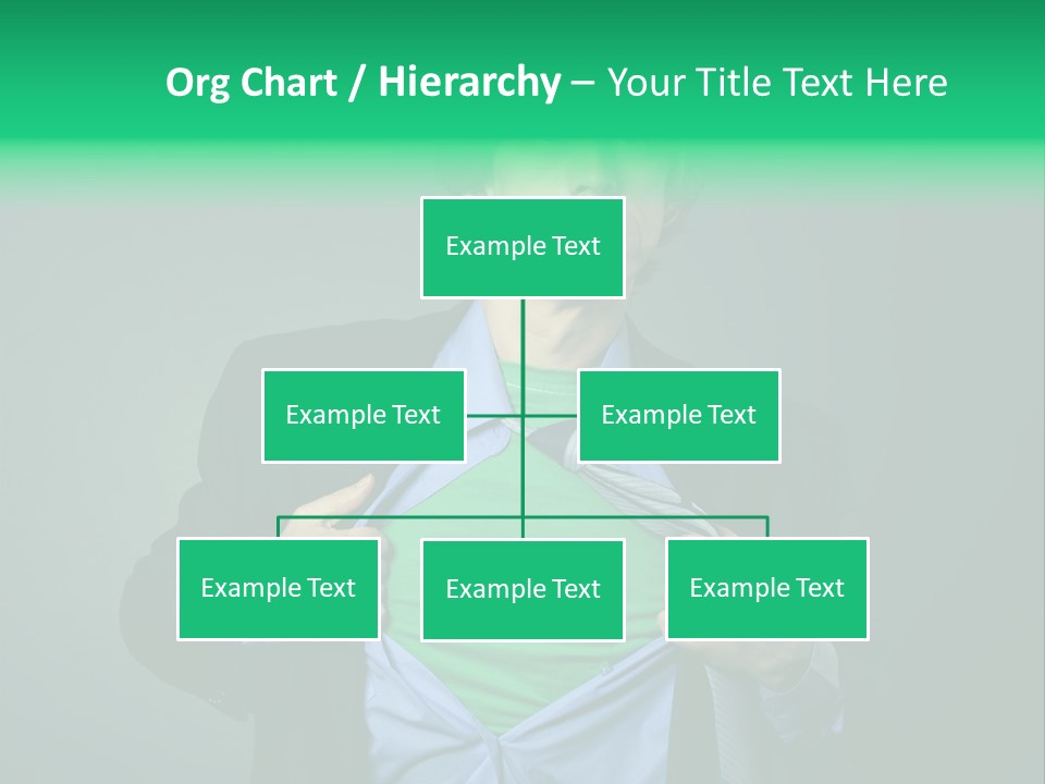 Man Tee Shirt Movement PowerPoint Template
