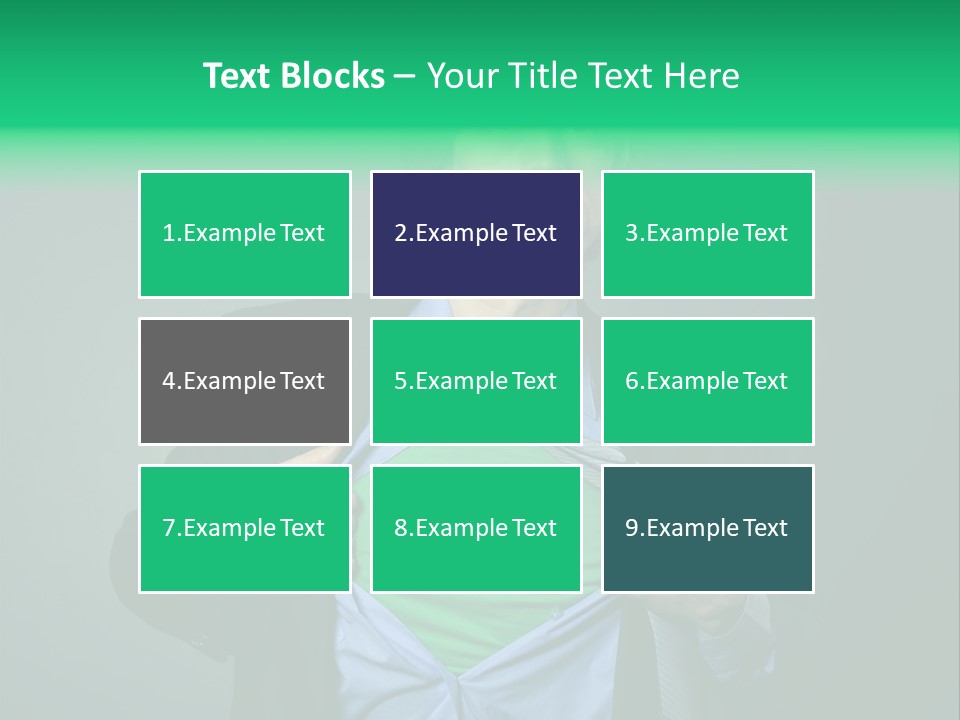 Man Tee Shirt Movement PowerPoint Template