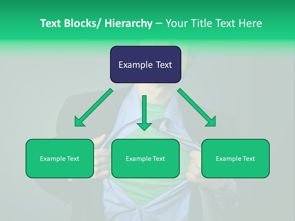Man Tee Shirt Movement PowerPoint Template