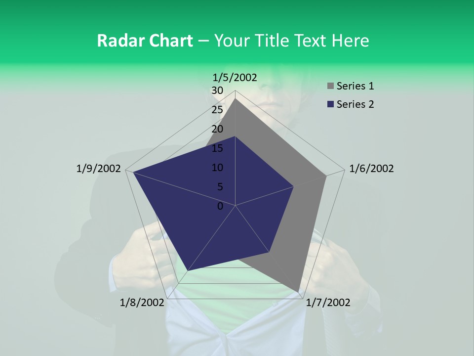 Man Tee Shirt Movement PowerPoint Template