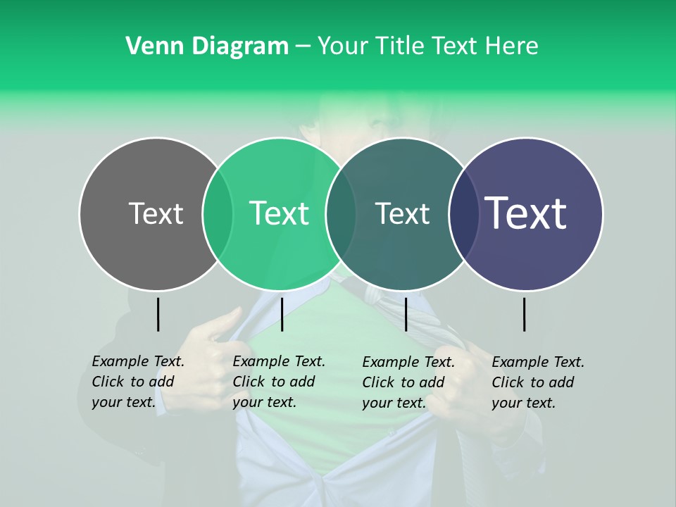 Man Tee Shirt Movement PowerPoint Template