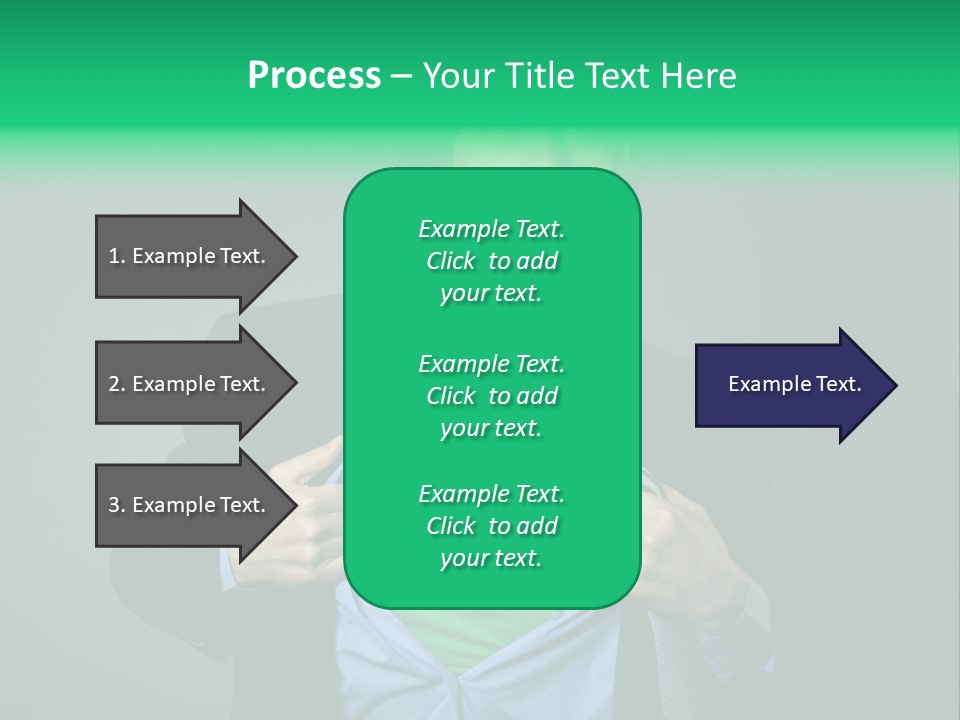 Man Tee Shirt Movement PowerPoint Template