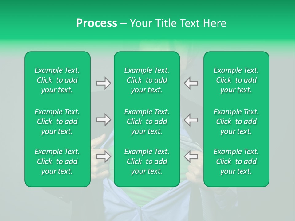 Man Tee Shirt Movement PowerPoint Template
