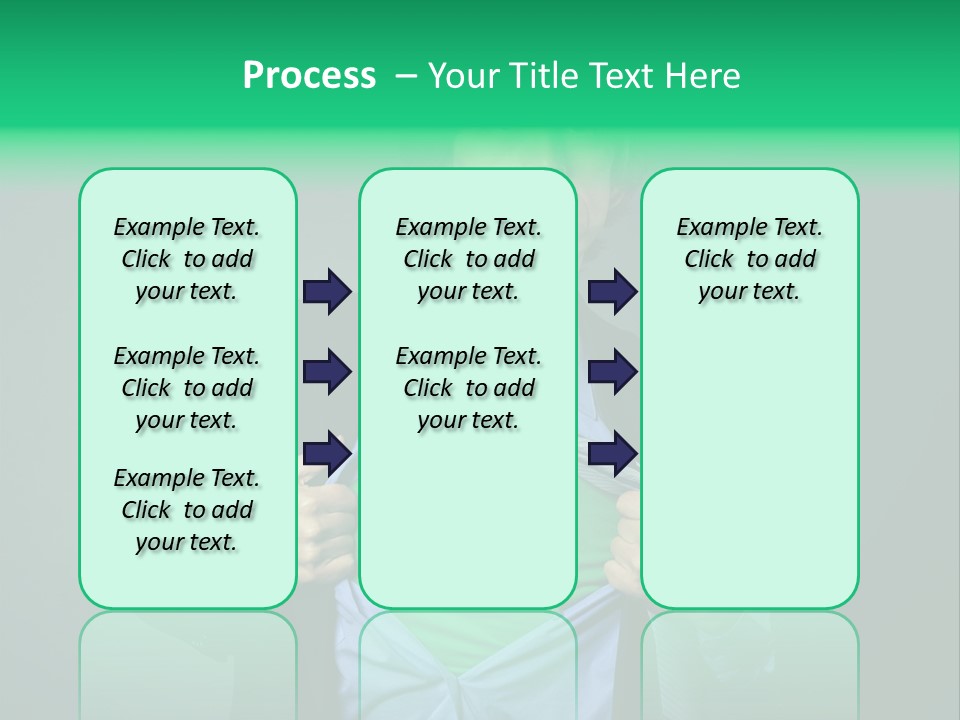 Man Tee Shirt Movement PowerPoint Template