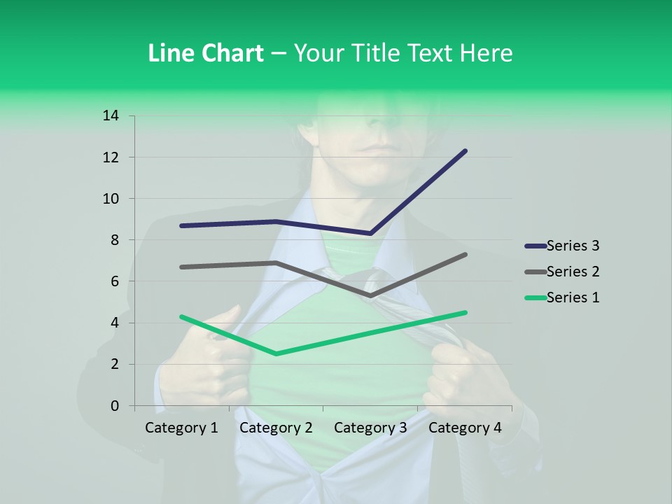 Man Tee Shirt Movement PowerPoint Template