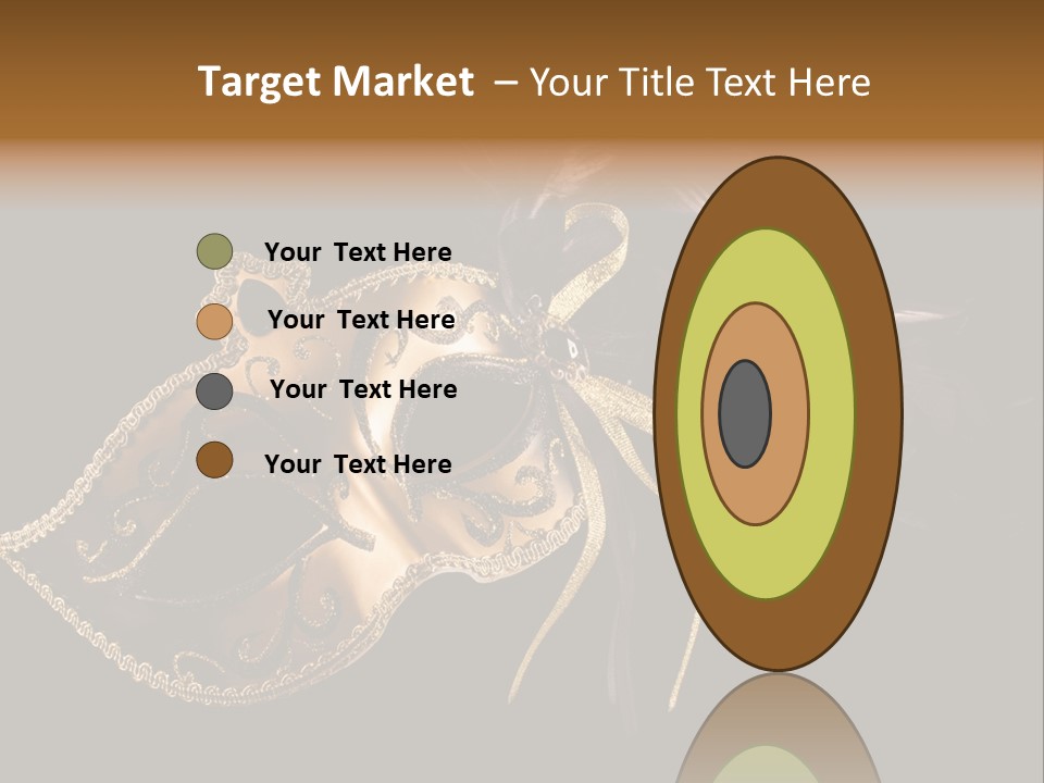 Venetian Christmas Carnival PowerPoint Template