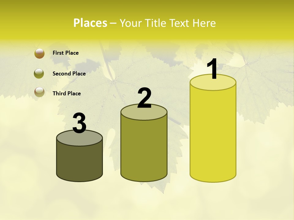 Blurred Texture Sunlight PowerPoint Template