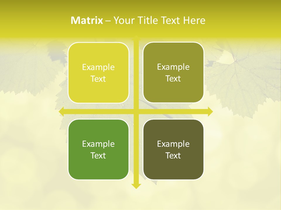 Blurred Texture Sunlight PowerPoint Template