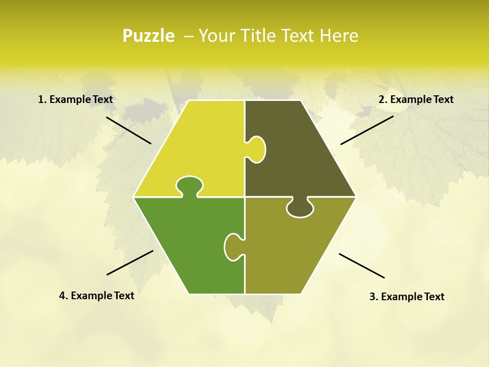 Blurred Texture Sunlight PowerPoint Template